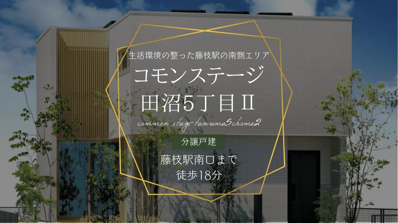 コモンステージ田沼5丁目Ⅱ分譲戸建