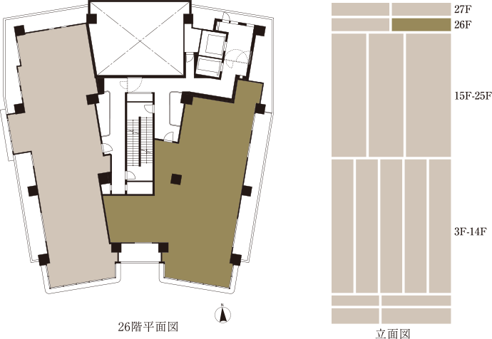 住戸配置図・立面図