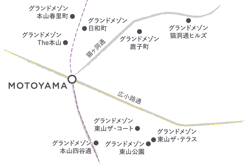 本山・東山公園エリアにおいての実績