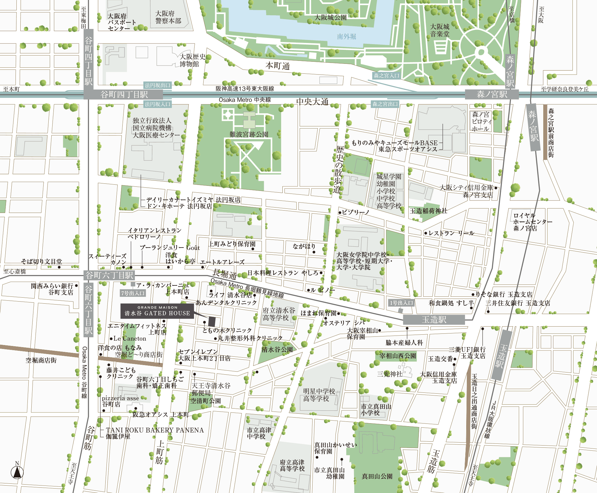 現地案内図