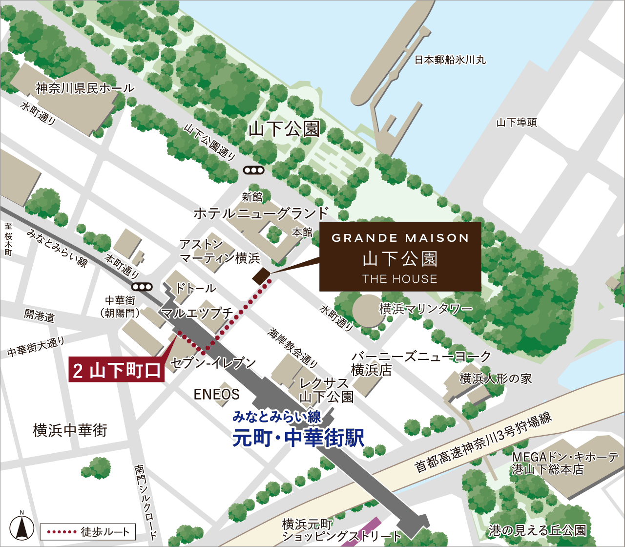 （狭域）現地案内図